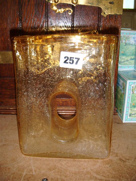Whitefriars glass vase